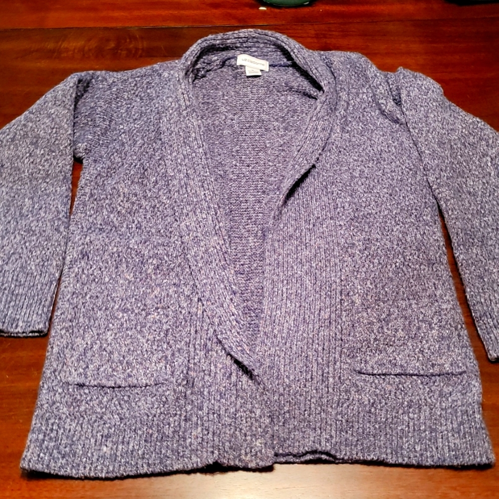 Womens Open Front Cardigan by Liz Claiborne Size M